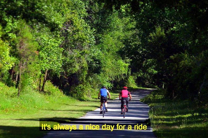 The World Wildlife Fund calls our bicycle trail one of the ''10 Coolest Places in North America''