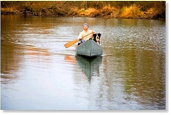 Pets are ok as long as they're leashed. Bring your dog for a wonderful day on the Withlacoochee.