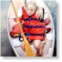 Be sure to wear your life preserver - this one is almost bigger than she is!